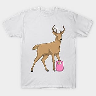 Deer Fitness Dumbbell T-Shirt